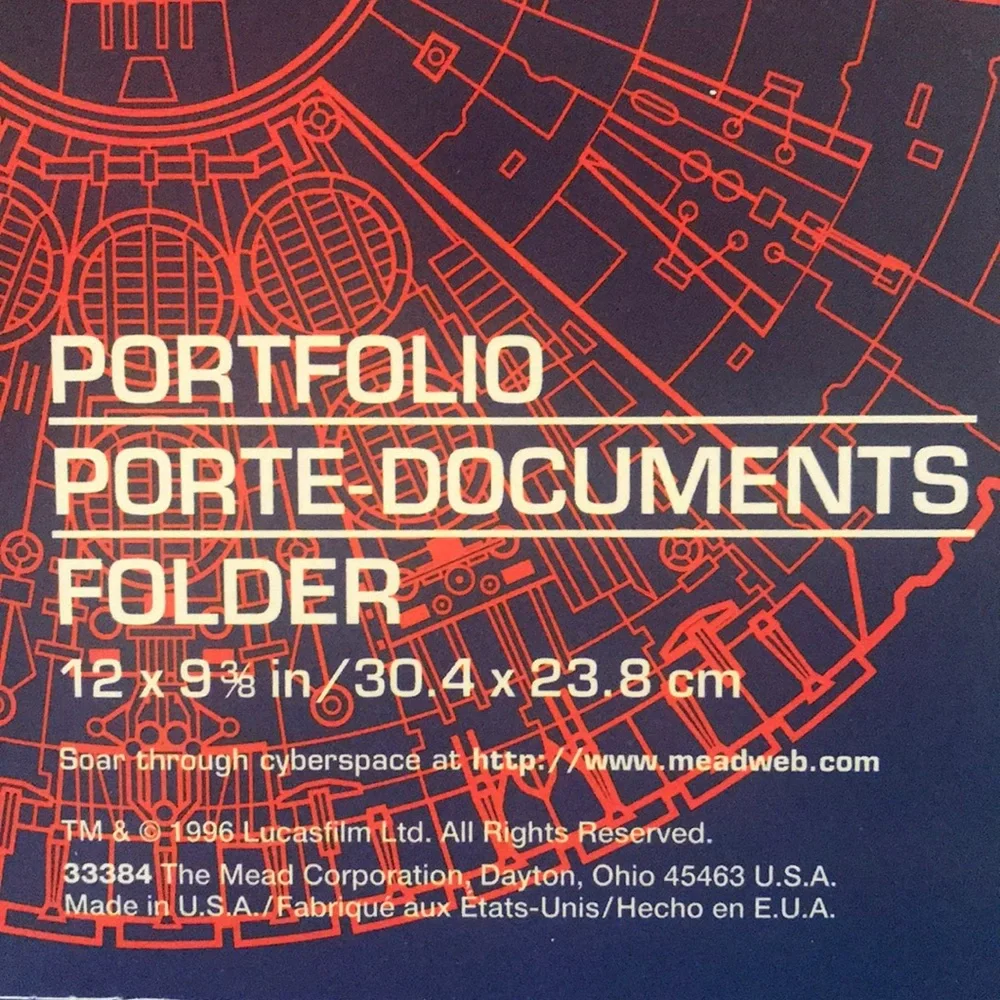 Star Wars Vintage Portfolio Folders